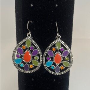 Colorful Teardrop Earrings